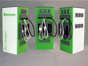 mini fortum charge & drive station mobile phone fast charger iphone 3d print model - Mito3D