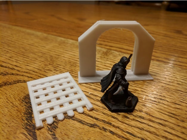 dnd grade levadiça jogos 3D print model - Mito3D