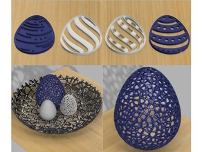 Ostern-Geschenk-Dekoration-generator angepasst werden Dekor anpassbare customizer Ostern easteregg easter egg 3d print model - Mito3D