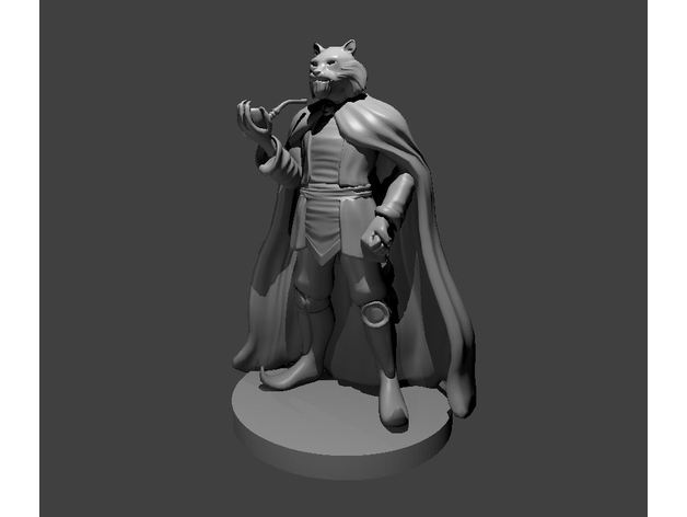 rakshasa jogos cat d&d dnd dungeons & dragons masmorras e dragões hindi hindu índia gatinho kitty pathfinder tigre 3D print model - Mito3D