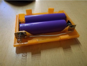 lego ev3 battery holder 18650 electronics mindstorms 3d print model - Mito3D