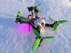 runcam micro open top pod 20x20mm & 30 5x30 5mm holes r c vehicles diydrone diydrones drone drones foxeer arrow predator fpv camera mount racer racing nylon polyamide swift 3d print model - Mito3D
