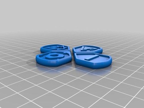 mobile arms action tokens toy & game accessories skirmish wargaming 3d print model - Mito3D