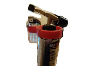 gosystem butane propane briquet clip porte-outils & boîtes chalumeau stand le plus léger support accessoires à 3d print model - Mito3D