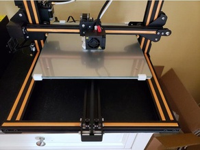 cr-10s bed clip - glass 3d printer parts 3d print model - Mito3D