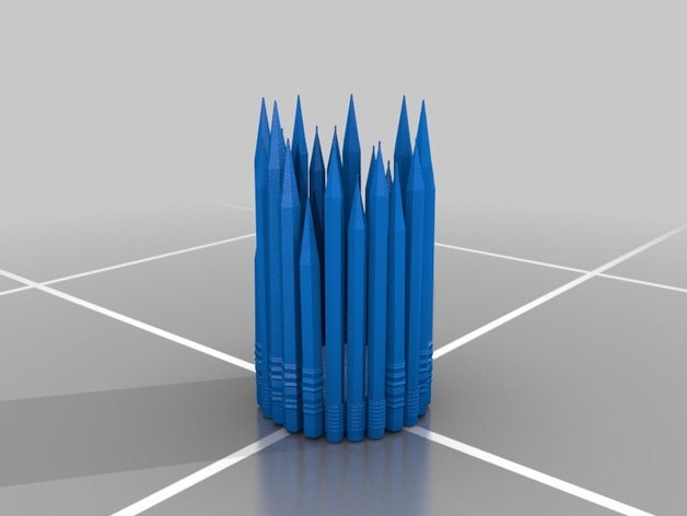 pencils holder office pencil 3D print model - Mito3D