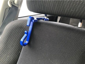 longer seatback hooks gadgets car 3d print model - Mito3D