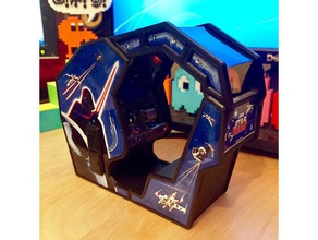 atari star wars arcade cockpit cabinet les jeux vidéo d'arcade retrogaming retro gaming de 3d print model - Mito3D