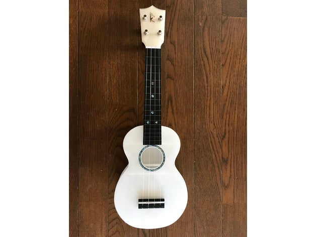 soprano ukulele de la musique 3D print model - Mito3D