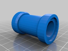 40mm tubo conector de 20mm exterior e jardim 3d print model - Mito3D