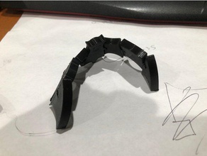 vorgeformter Fledermaus Tiere artikuliert bat flexi 3d print model - Mito3D