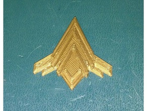 battlestar galactica pilot wings insignia costume badge bsg cosplay accessory franklin pin starbuck 3d print model - Mito3D