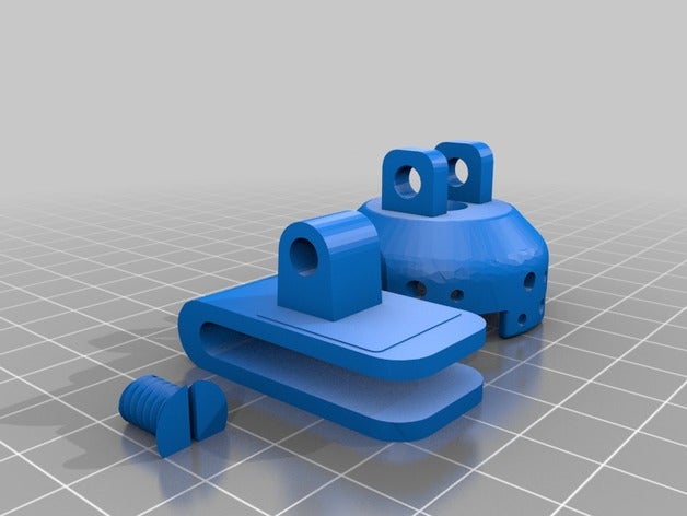 gear 360 cap clip camera mount 3d printing adapter samsung 3D print model - Mito3D
