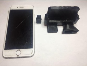 iphone 6 amplifikatör aksesuarlar gadget telefon standı hoparlör 3d print model - Mito3D