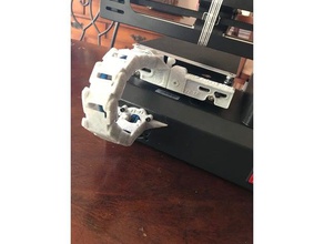 mpsm v2 cadeia de monta Impressora 3d peças heatbed suporte do cabo aquecida cama monoprice selecione mini gerenciamento arame 3d print model - Mito3D