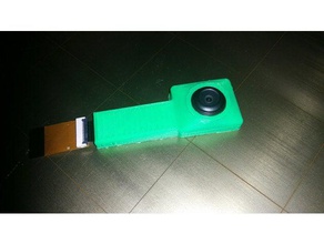 pi zero fish eye camera c gadgets raspberry 3d print model - Mito3D