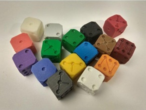 clibration cube Würfel xyz die Kalibrierung 3d print model - Mito3D