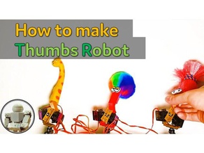 thumbs robot make motion capture arduino servo motor adc pwm source code robotics 3d print model - Mito3D