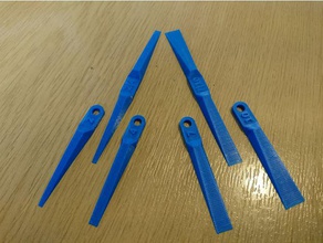 pasting sticks miniature models art tools miniture model paste spatula 3d print model - Mito3D