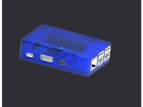 raspberry pi case electronics 2 3 housing 3d print model - Mito3D