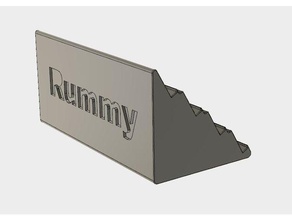 rummy kub cub estante bandeja jogos 3d print model - Mito3D