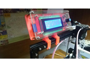 lcd base box nrd tevo tarantula 3d printing controller display 3d print model - Mito3D