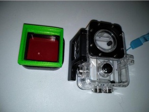 Objektiv-filter-Adapter odvrm action Kamera Objektiv-filter-adapter 3d print model - Mito3D