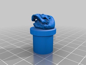 skull onewheel plus xlr plug 3d printing 3d print model - Mito3D
