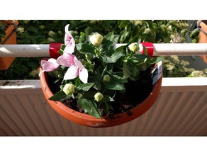 customizable planter holders outdoor & garden 3d print model - Mito3D