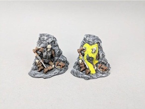 28mm long dead adventurer toy & game accessories boardgame cavern dnd dungeons dragons dungeon terrain fantasy frostgrave gaming heroquest miniature pathfinder roleplaying rpg scatter skeleton tabletop wargaming warhammer quest 3d print model - Mito3D