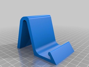 iphone x stand xl mobile phone 3d print model - Mito3D