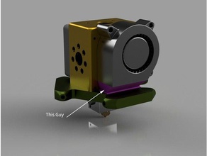 anycubic kossel 4020 Gebläse-adapter 3d-Drucker Teile Gebläse 3d print model - Mito3D