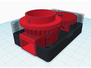 rotary pedestal lamp - lithophane ready household 3d print model - Mito3D