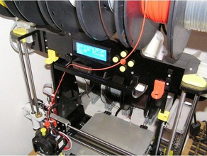 anet a8 air struny filamentu pro 3d yazıcı aksesuarları filament tutucu 3d print model - Mito3D