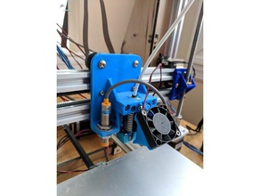 makerfarm i3v bowden e3d v6 carriage auto bed leveling 3d printer parts 3d print model - Mito3D