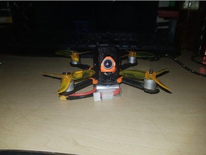king kong fly egg 130 run cam split mini canopy r c vehicles drone quad quadcopter 3d print model - Mito3D