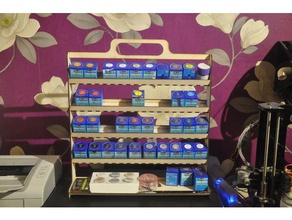 revell aqua peinture de couleur l'armoire porte-outils & boîtes la rack 3d print model - Mito3D