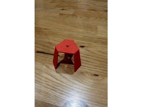 barbie stool toys & games dollhouse footstool 3d print model - Mito3D