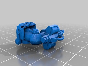grave diretor braço direito lançador de granadas brinquedo & acessórios para jogos 40k a morte guarda warhammer 30k 3d print model - Mito3D