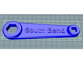 south bend Drehbank Schraubenschlüssel tools 3d print model - Mito3D