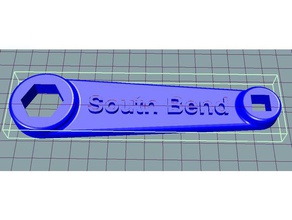 south bend torno llave herramientas 3d print model - Mito3D