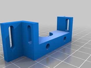 modified e3d v6 hotend mount bracket 40mm fang duct 3d printer extruders 3d print model - Mito3D