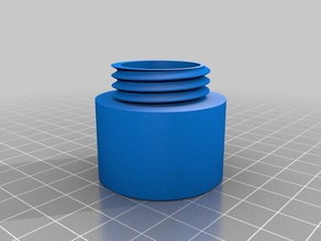 mini boite ronde avec filet fashion box small storage thread 3d print model - Mito3D