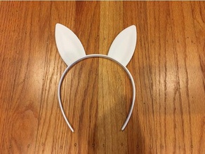 coniglietto orecchie archetto il costume da coniglio la pasqua di 3d print model - Mito3D