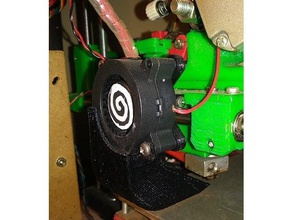 40mm radial da ventoinha Impressora 3d de peças 3d print model - Mito3D