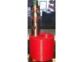 smok prince v8 stick cup holder car aspire accessory ecig ecigarette tfv8 tfv8baby vape stand 3d print model - Mito3D
