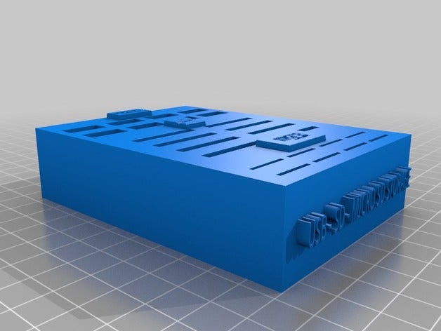 usb sd micro card storage holder 3D print model - Mito3D