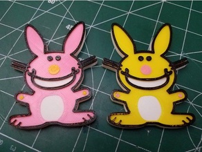 komik tavşan - mem oyuncaklar ve oyunlar bunny şaka 3d print model - Mito3D
