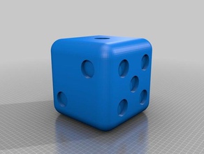 d zar 6 yüzler d6 6faces oyun spor öğretmen öğretim aracı araçları 3d print model - Mito3D