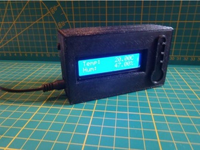 arduino thermometer case electronics 3d print model - Mito3D